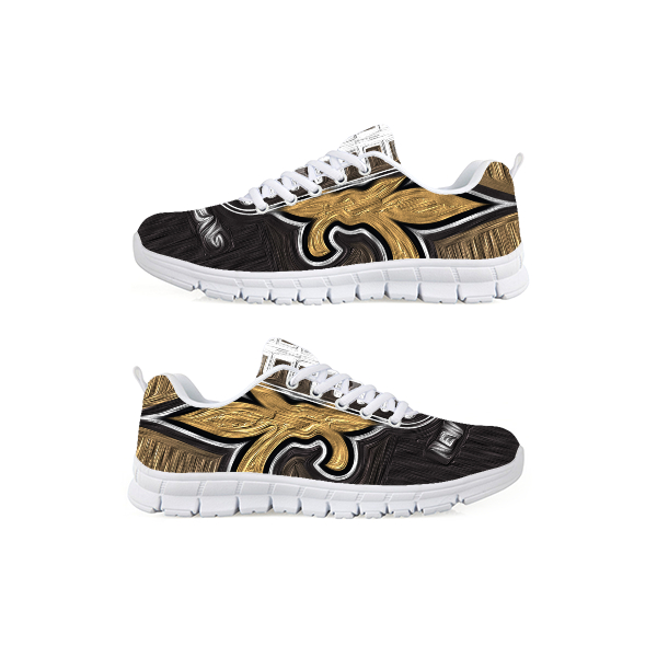 Women's New Orleans Saints AQ Running NFL Shoes 003 Women's New Orleans Saints AQ Running NFL Shoes 003